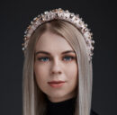 High Headband Abby with Swarovski and Preciosa Crystals