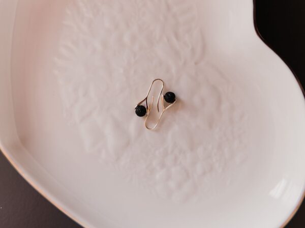 14K Gold Plated Diffuser Earrings - Drop - Image 2