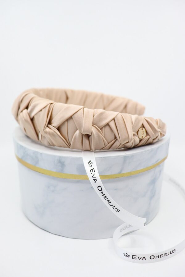 Mulberry Silk Knotted Headband Jenna - Image 2