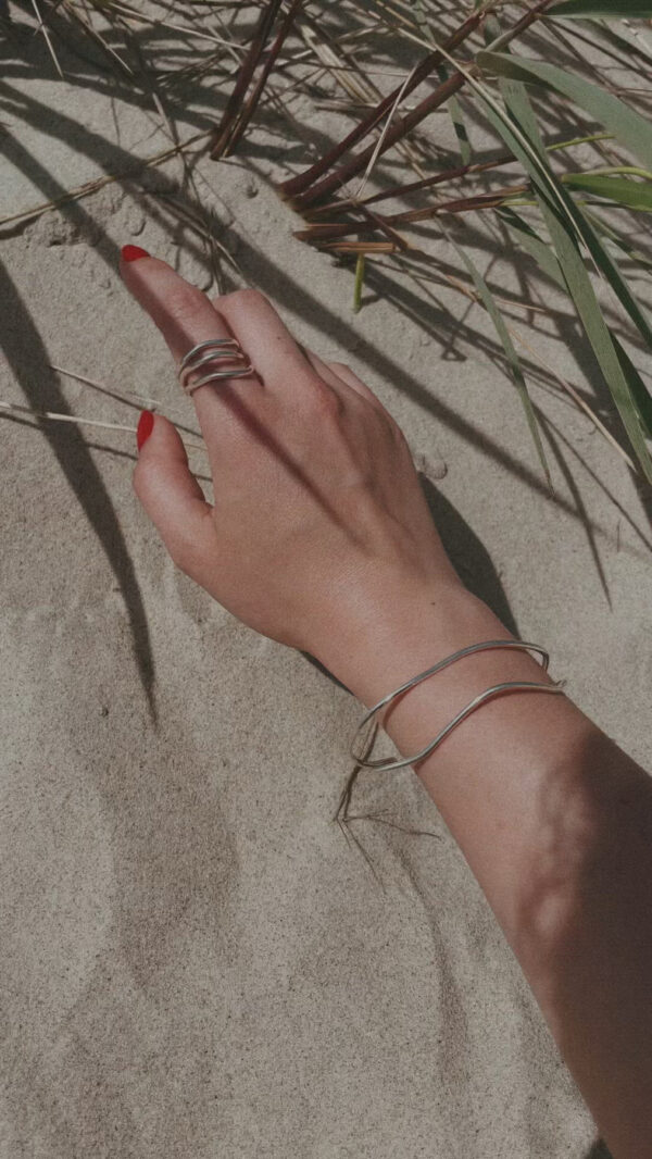 Reef Break Wave Ring - Silber