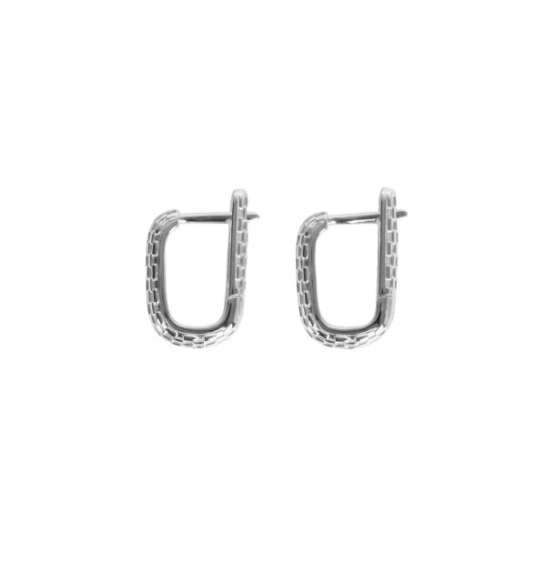 Honey Bee Hoopy Earrings - Rose Gold and Silver - Image 5