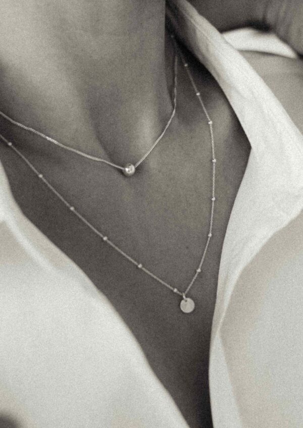 Bubble Necklace - Silver - Image 3