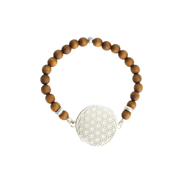 Flower Of Life Bracelet - Sandalwood - Image 3