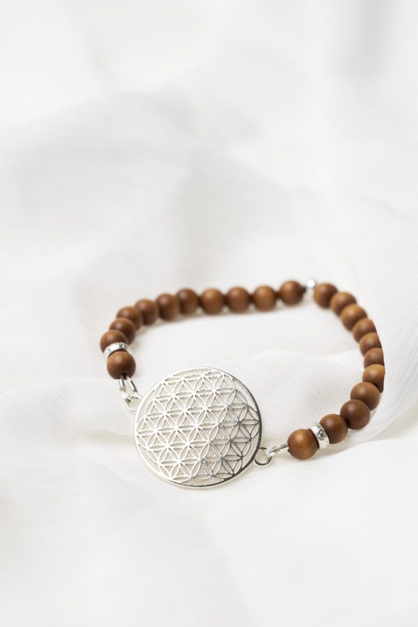 Flower Of Life Bracelet - Sandalwood - Image 7