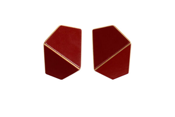 Folded Wide Earrings - Image 4