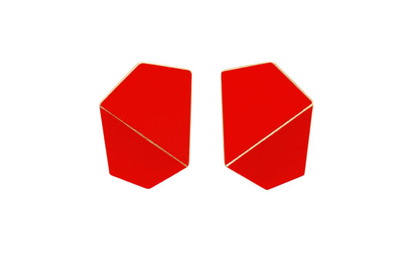 Folded Wide Earrings - Image 3