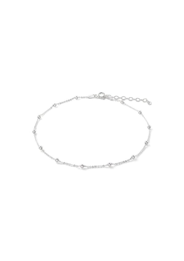 Mini Bubble Anklet - Silver - Image 2