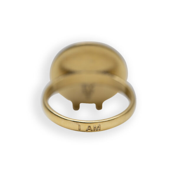 Sekhmet Fire Necklace Ring - Gold - Image 2