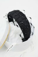 Headband Charlize with Swarovski Crystals Honeycomb Veil