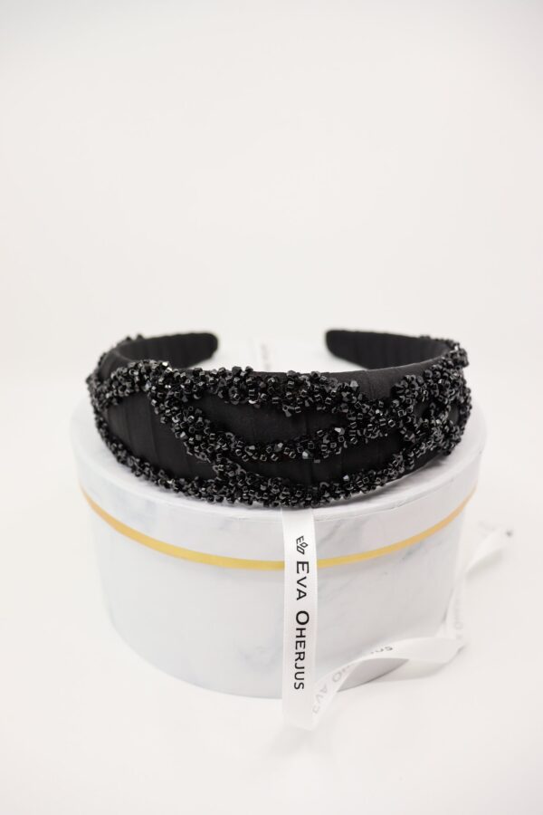 Mulberry Silk Beaded Headband Hestia - Image 4