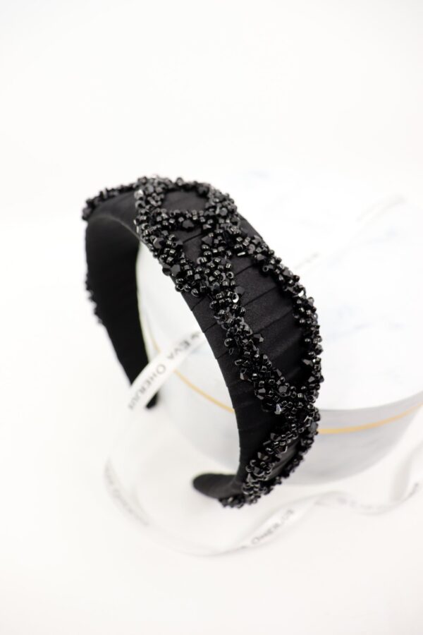 Mulberry Silk Beaded Headband Hestia - Image 3