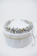 Headband Selena with Crystals and Pearls