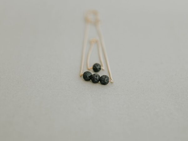 Diffuser Set, Necklace and Bracelet - Black Lava - Image 5