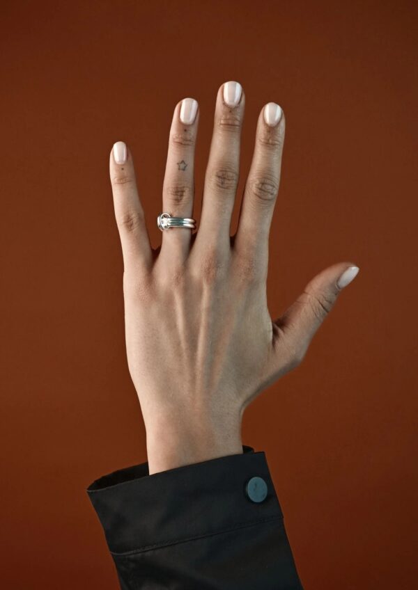 Double Ring - Silver - Image 6