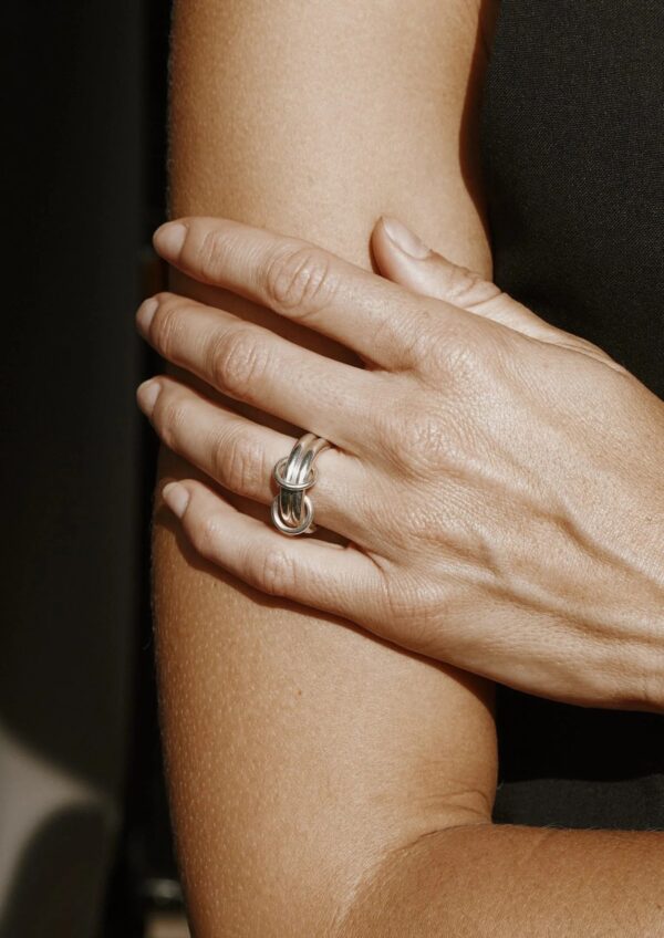 Double Ring - Silver - Image 7