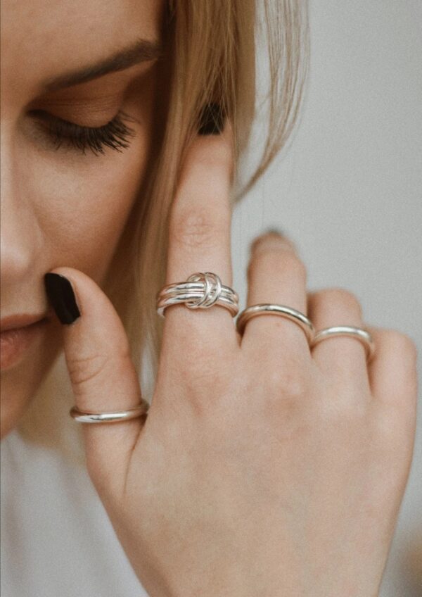 Double Ring - Silver - Image 2