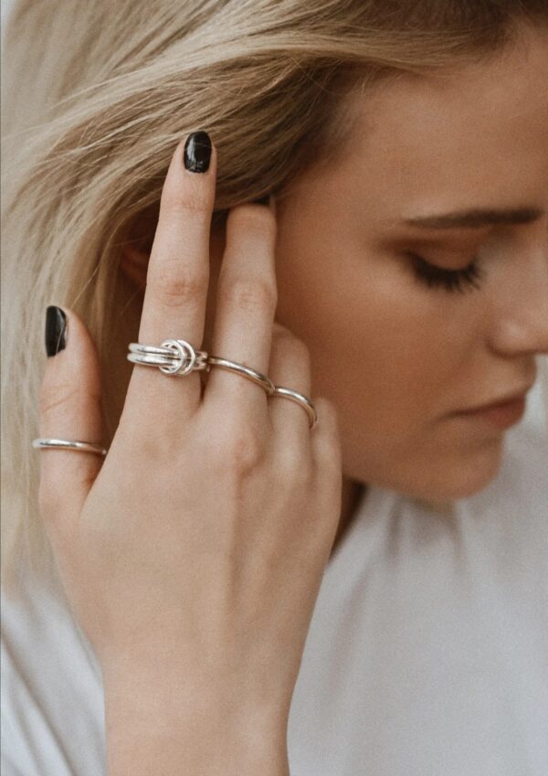 Double Ring - Silver - Image 4