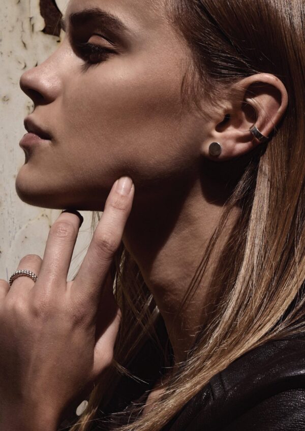 Flat Ear Cuff - Silver - Image 3