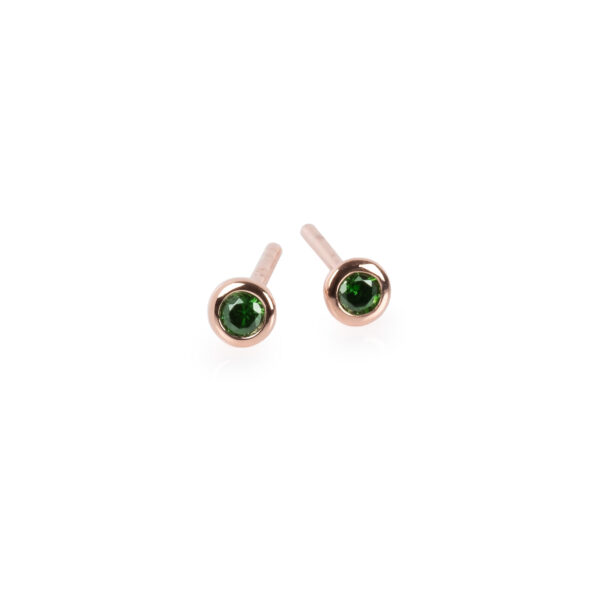 Illumi Stud Earrings - Rose Gold and Silver - Image 6