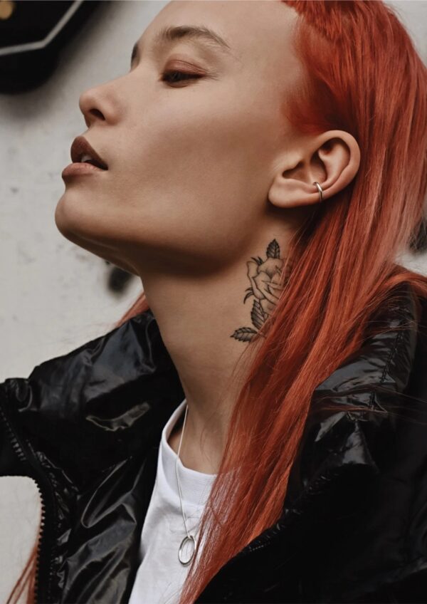 Line Ear Cuff - Silver - Image 5