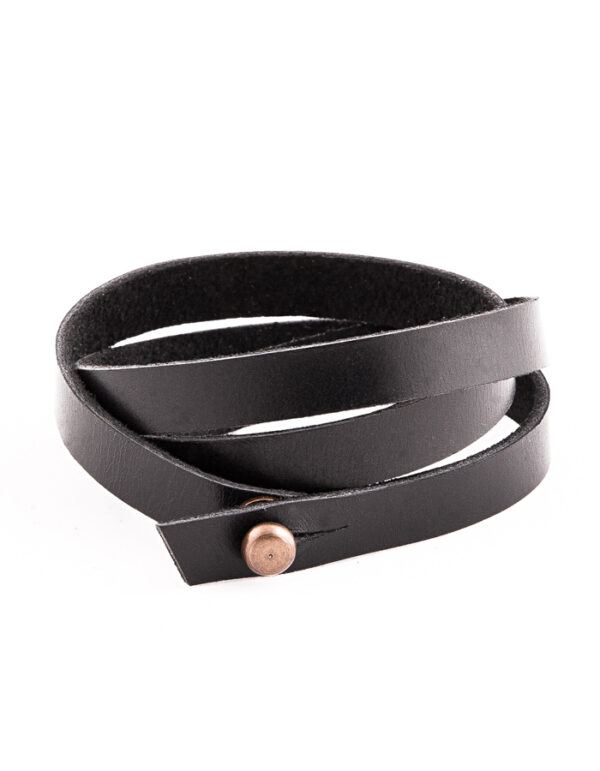 Arm Your Arm Leather Wristband x3 - Image 2