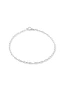 Büroklammer Halsband - Silber