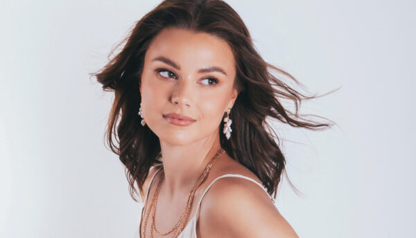 Festive Pearls Earrings - Rose Gold and Silver - Image 2