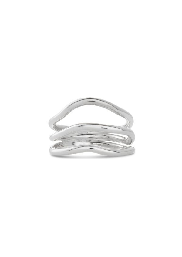 Reef Break Wave Ring - Silber – Bild 5